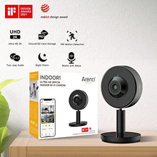 Load image into Gallery viewer, Indoor Security Camera Arenti INDOOR1, 2K/3MP Ultra HD, 2.4G Wi-Fi, Privacy Mode, Works with Alexa &amp; Google Assistant, AI Powered Human Motion Detection, Sound Detection, Two-Way Audio, Night Vision
