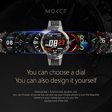 Load image into Gallery viewer, MOKCF High End Smart Watch,Full Touch Screen with 24 Sports Modes Sport Watch for Men Women,IP68 Waterproof Smartwatch Fitness Watch for iPhone Android Phone (Grey)
