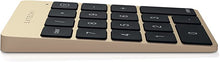 Load image into Gallery viewer, Satechi Slim Aluminum Bluetooth Wireless 18-Key Keypad Keyboard Extension - Compatible with 2017 iMac, iMac Pro, MacBook Pro, MacBook, iPad, iPhone, Dell, Lenovo and More (Gold)
