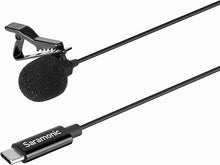 Load image into Gallery viewer, Saramonic Lavalier Microphone with USB-C for Mobile Devices and Computers with 19.7-Foot (6m) Cable &amp; Right-Angle USB-C Adapter (LavMicro U3B), LAVMICROU3B
