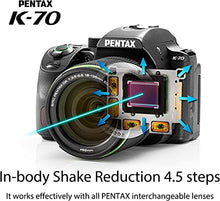 Load image into Gallery viewer, Pentax K-70 18-55mm Lens Kit Black, APS-C
