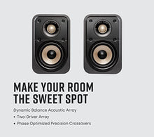 Load image into Gallery viewer, Polk Signature Elite ES10 Surround Loudspeaker - Hi-Res Audio Certified, Dolby Atmos &amp; DTS:X Compatible, 1&quot; Tweeter &amp; 4&quot; Woofer, Power Port Technology for Effortless Bass (Pair, Contemporary Walnut)
