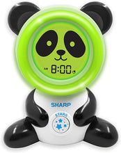 Load image into Gallery viewer, Sharp Ready to Wake Bear Sleep Trainer, Kid’s Alarm Clock for Ready to Rise, Galaxy Projection Nightlight and “Off-to-Bed” Feature – Simple to Set and Use!
