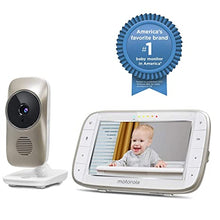 Load image into Gallery viewer, motorola MBP845CONNECT 5&quot; Video Baby Monitor with Wi-Fi Viewing, Digital Zoom, Two-Way Audio, and Room Temperature Display
