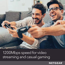 Load image into Gallery viewer, NETGEAR Wi-Fi Range Extender EX6120 - Coverage Up to 1500 Sq Ft and 25 Devices with AC1200 Dual Band Wireless Signal Booster &amp; Repeater (Up to 1200Mbps Speed), and Compact Wall Plug Design
