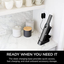 Load image into Gallery viewer, Shark WV201 WANDVAC Handheld Vacuum, Lightweight at 1.4 Pounds with Powerful Suction, Charging Dock, Single Touch Empty and Detachable Dust Cup
