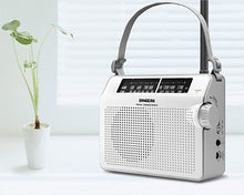 Load image into Gallery viewer, Sangean PR-D6WH AM/FM Compact Analog Portable Radio , White
