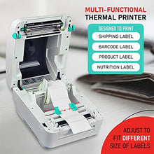Load image into Gallery viewer, Arkscan 2054A Shipping Label Printer for Windows Mac Chromebook Linux, Supports Amazon Ebay Paypal Etsy Shopify ShipStation Stamps.com UPS USPS FedEx DHL, Roll &amp; Fanfold 4x6 Direct Thermal Label
