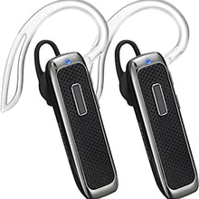 Load image into Gallery viewer, Marnana Bluetooth Headset,Wireless Earpiece w/ 18 Hours Playtime and Noise Cancelling Mic,Ultralight Earbud Hands-Free Calls Headphone for iPhone Samsung Tablet Android Cellphone Truck Driver - 2Pack
