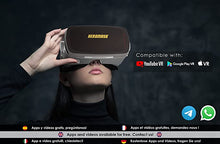 Load image into Gallery viewer, Heromask PRO - Virtual Reality Gaming Headset + Free VR Games Guide. Gamer Button and Fabric finishes. Compatible with Android Phone and iPhone 11, X, 8, 6... Samsung s10, s9, s8, Note 10, Note 9 etc
