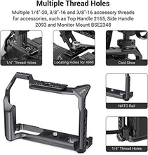 Load image into Gallery viewer, SmallRig Camera Cage for Fujifilm X-T3, Aluminum Alloy Cage with Cold Shoe, NATO Rail, Threaded Holes for Arri - 2228B
