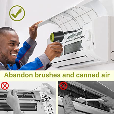41000 RPM Cordless Air Duster for Computer Cleaning, Infinitely Adjustable  Air Blower, Rechargeable 6000mAH Battery, Replaces Compressed Gas Cans,  Efficient for Electronics' Cleaning 