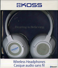 Load image into Gallery viewer, Koss BT539iW Wireless Bluetooth Over-Ear Headphones, in-Line Microphone, On-Board Microphone and Touch Controls, Detachable Cord Included, White
