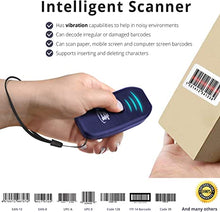 Load image into Gallery viewer, ScanAvenger 1D Wireless Bluetooth Mini-Barcode Scanner: 3-in-1 Hand Held-Automatic, Vibration, Handheld, Portable, USB Bar Code EAN-UPC Reader -Cordless, Rechargeable Scan Gun for Inventory Management
