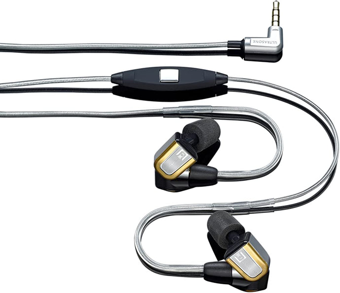 Ultrasone IQ 2-Way High Performance In Ear Headphones with Microphone, Remote Control, and Leather Case