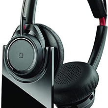 Load image into Gallery viewer, Plantronics - Voyager Focus UC with Charge Stand (Poly) - Bluetooth Dual-Ear (Stereo) Headset with Boom Mic - USB-A PC/Mac Compatible - Active Noise Canceling-Works with Teams (Certified), Zoom &amp; more
