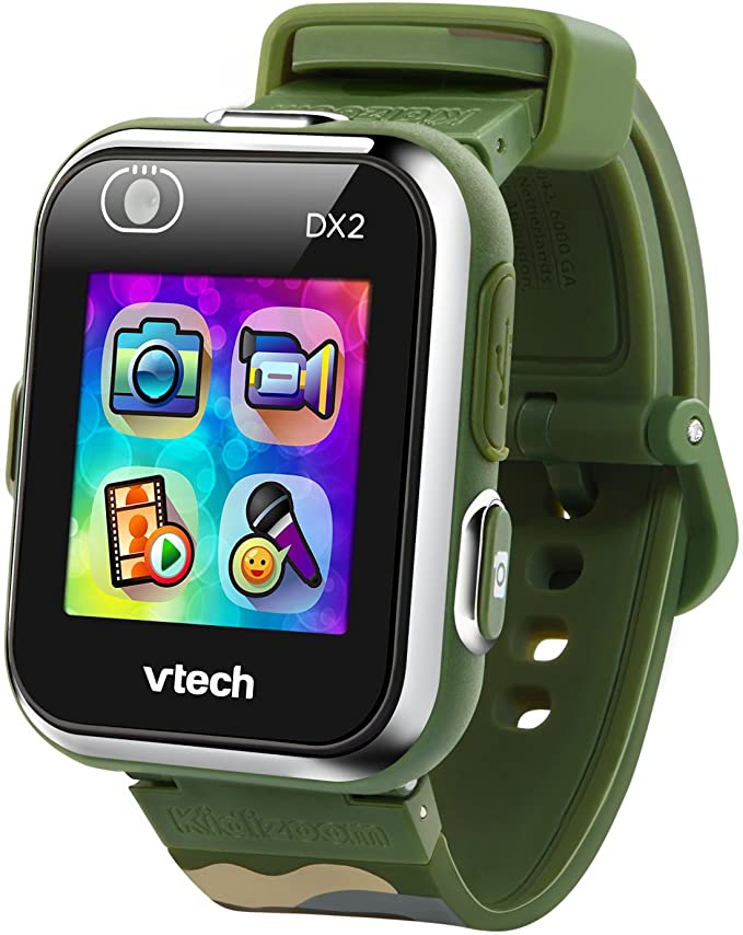 VTech KidiZoom Smartwatch DX2, Camouflage (Amazon Exclusive)