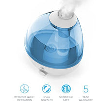 Load image into Gallery viewer, Pure Enrichment® MistAire™ XL Ultrasonic Cool Mist Humidifier - All Day Operation for Large Rooms, 1 Gallon Tank, Variable Mist Control, Automatic Shut-Off, Whisper Quiet, and Optional Night Light
