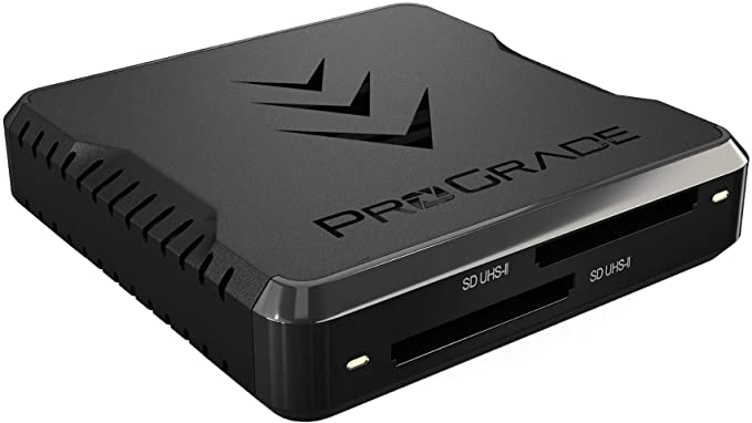 SD UHS-II Dual-Slot Memory Card Reader by ProGrade Digital | USB 3.2 Gen 2 for Professional Filmmakers, Photographers & Content Creators