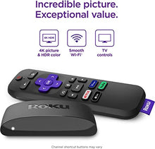 Load image into Gallery viewer, Roku Express 4K+ 2021 | Streaming Media Player HD/4K/HDR with Smooth Wireless Streaming and Roku Voice Remote with TV Controls, Includes Premium HDMI® Cable
