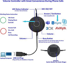 Load image into Gallery viewer, MKJ USB Headset with Microphone for PC Computer Headphones Noise Cancelling for Zoom Meetings Skype Headset for Laptops UC Headphones with Dictation Mic for Microsoft Teams Softphones Rosetta Stone
