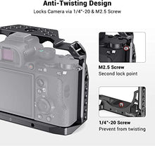 Load image into Gallery viewer, SmallRig A7RIII / A7III / A7M3 Camera Cage for Sony A7RIII / A7III / A7M3 Camera (ILCE-7RM3 / A7R Mark III), w/ Shoe Mount, Built-in NATO Rail, Accessible for Sony XLR-K2M/K1M, Black û 2087
