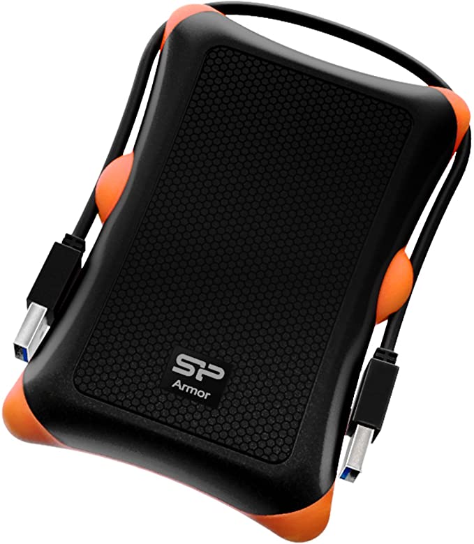 SP 1TB Rugged Portable External Hard Drive Armor A30, Shockproof USB 3.0 for PC, Mac, Xbox and PS4, Black