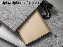 Load image into Gallery viewer, Maxone 500GB Ultra Slim Portable External Hard Drive HDD USB 3.0 for PC, Mac, Laptop, PS4, Xbox one - Gold
