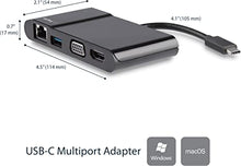 Load image into Gallery viewer, StarTech.com USB-C Multiport Adapter - USB-C Travel Dock with 4K HDMI or 1080p VGA, Gigabit Ethernet, 5Gbps USB-A 3.0 - Discontinued, Limited Stock, &amp; Replaced by DKT31CHVL (DKT30CHV)
