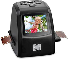 Load image into Gallery viewer, KODAK Mini Digital Film &amp; Slide Scanner – Converts 35mm, 126, 110, Super 8 &amp; 8mm Film Negatives &amp; Slides to 22 Megapixel JPEG Images – Includes - 2.4 LCD Screen – Easy Load Film Adapters

