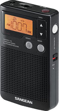 Load image into Gallery viewer, Sangean DT-200X FM-Stereo/AM Digital Tuning Pocket Radio Black
