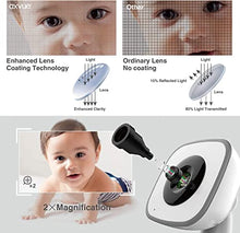 Load image into Gallery viewer, Video Baby Monitor, 4.3&quot; High Resolution Display, 2 Cams for 2 Rooms, 18-Hour Battery Life, 1000ft Range, 2-Way Communication, Secure Privacy Wireless Technology
