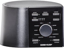 Load image into Gallery viewer, Sound+Sleep High Fidelity Sleep Sound Machine with Real Non-Looping Nature Sounds, Fan Sounds, White Noise, and Adaptive Sound Technology
