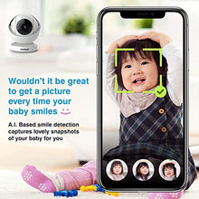 Load image into Gallery viewer, invidyo - WiFi Baby Monitor with Live Video and Audio | Cry Detection &amp; Stranger Alerts | 1080P Full HD Camera, Night Vision, Two Way Talk, Temperature Sensor | Remote Pan &amp; Tilt with Smart Phone App
