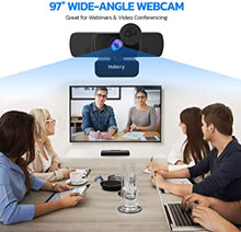 Load image into Gallery viewer, Nulaxy C903 HD Webcam, 1080P Webcam with Microphone, Privacy Cover and Tripod, USB Webcam for PC Video Calling, Conference, Works with Skype, Zoom, FaceTime

