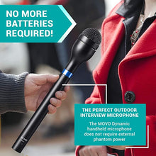 Load image into Gallery viewer, Movo/Sevenoak Dynamic Omnidirectional Handheld Interview Microphone with 3-Pin XLR Connector
