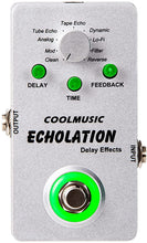 Load image into Gallery viewer, COOLMUSIC A-DE01 Echolation Digital Delay Pedal with 9 Effects…
