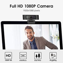 Load image into Gallery viewer, HD Webcam 1080P with Microphone &amp; Cover Slide, Vitade 928A Pro USB Computer Web Camera Video Cam for Streaming Gaming Conferencing Mac Windows PC Laptop Desktop
