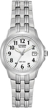 Load image into Gallery viewer, Citizen Eco-Drive Corso Quartz Womens Watch, Stainless Steel, Classic, Silver-Tone (Model: EW1540-54A)
