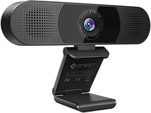 Load image into Gallery viewer, 3 in 1 Webcam - eMeet C980 Pro Webcam with Microphone, 2 Speakers &amp; 4 Built-in Omnidirectional Microphones Arrays, 1080P Webcam for Video Conferencing Streaming, Noise Reduction, Plug &amp; Play, w/Cover
