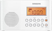 Load image into Gallery viewer, Sangean H201 Portable AM/FM/Weather Alert Digital Tuning Waterproof Shower Radio White
