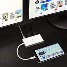 Load image into Gallery viewer, Accell Air USB C 4K InstantView Docking Station - 3 x USB-A 3.1 Gen2, 2 x HDMI, 87W Power Delivery, Silver (U240B-002K)
