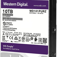 Load image into Gallery viewer, Western Digital 10TB WD Purple Surveillance Internal Hard Drive - SATA 6 Gb/s, , 256 MB Cache, 3.5" - WD101PURZ (Old Version)
