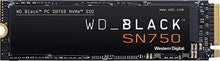 Load image into Gallery viewer, WD_BLACK 2TB SN750 NVMe Internal Gaming SSD Solid State Drive - Gen3 PCIe, M.2 2280, 3D NAND, Up to 3,400 MB/s - WDS200T3X0C
