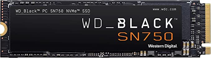WD_BLACK 2TB SN750 NVMe Internal Gaming SSD Solid State Drive - Gen3 PCIe, M.2 2280, 3D NAND, Up to 3,400 MB/s - WDS200T3X0C