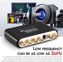 Load image into Gallery viewer, Q100 2.1 Channel Hi-Fi Bluetooth 5.0 Power Amplifier Class D Mini Stereo Audio Amp Speaker Subwoofer Wireless Receiver 80W+40Wx2 Dual DSP (Black)
