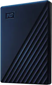 WD 4TB My Passport for Mac Portable External Hard Drive HDD, USB-C and USB-A Compatible, Blue - WDBA2F0040BBL-WESN