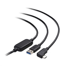 Load image into Gallery viewer, Cable Matters Active USB C Cable 24.6 ft for Oculus Quest 2 Headset (USB-A to USB-C Active Cable Compatible with Oculus Link Cable Feature) in Black – 7.5 Meters / 24.6 Feet
