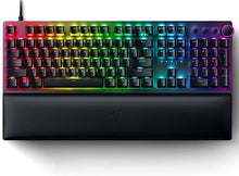 Load image into Gallery viewer, Razer Huntsman V2 Optical Gaming Keyboard: Fastest Linear Optical Switches Gen-2 w/Sound Dampeners &amp; 8000Hz Polling Rate - Doubleshot PBT Keycaps - Dedicated Media Keys &amp; Dial - Ergonomic Wrist Rest
