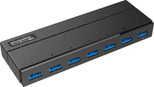 Load image into Gallery viewer, Plugable 7-Port USB 3.0 Hub with 36W Power Adapter
